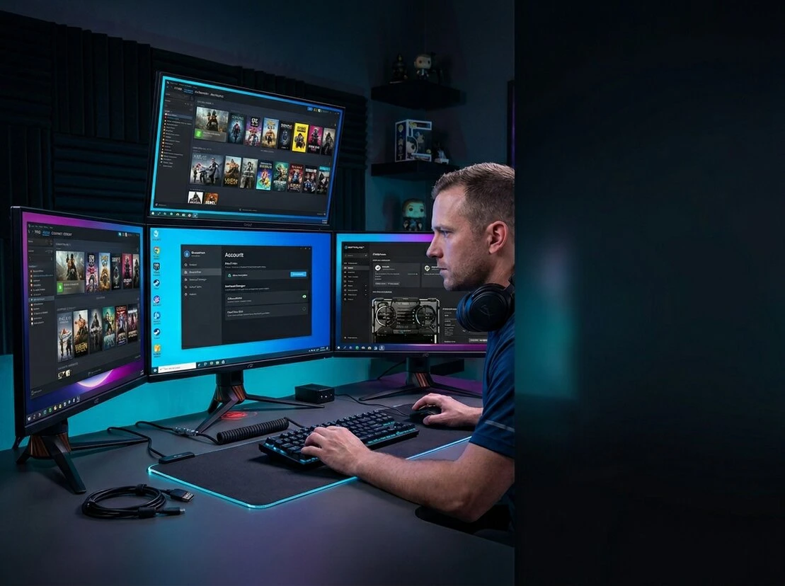 Biblioteca de juegos digitales en una plataforma de gaming